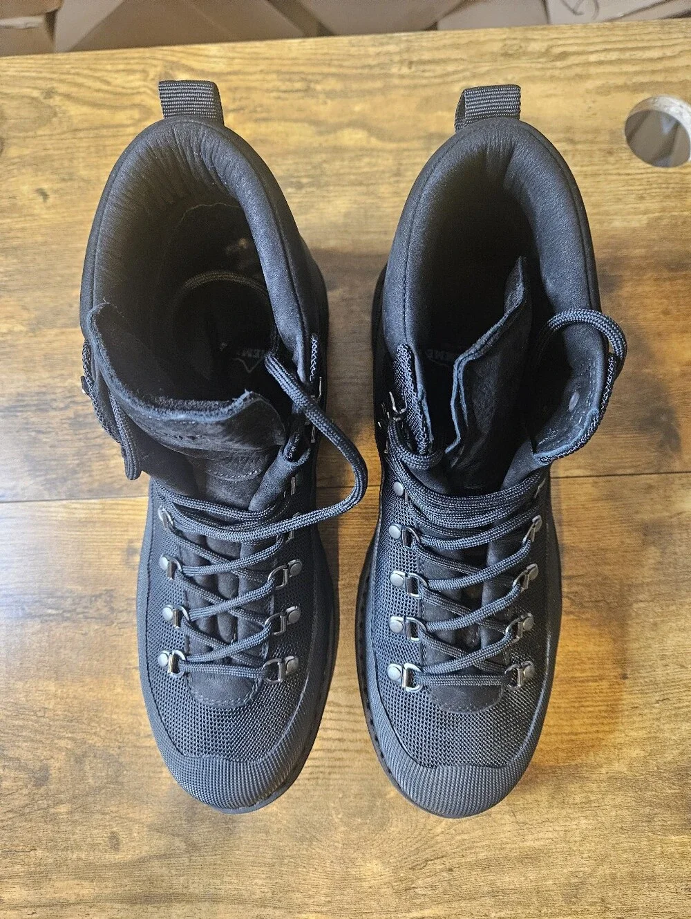 Diemme Roccia Vet Hiking Boots Black Fabric Men's EU 45 US 11 Dust Bag NEW BOXED